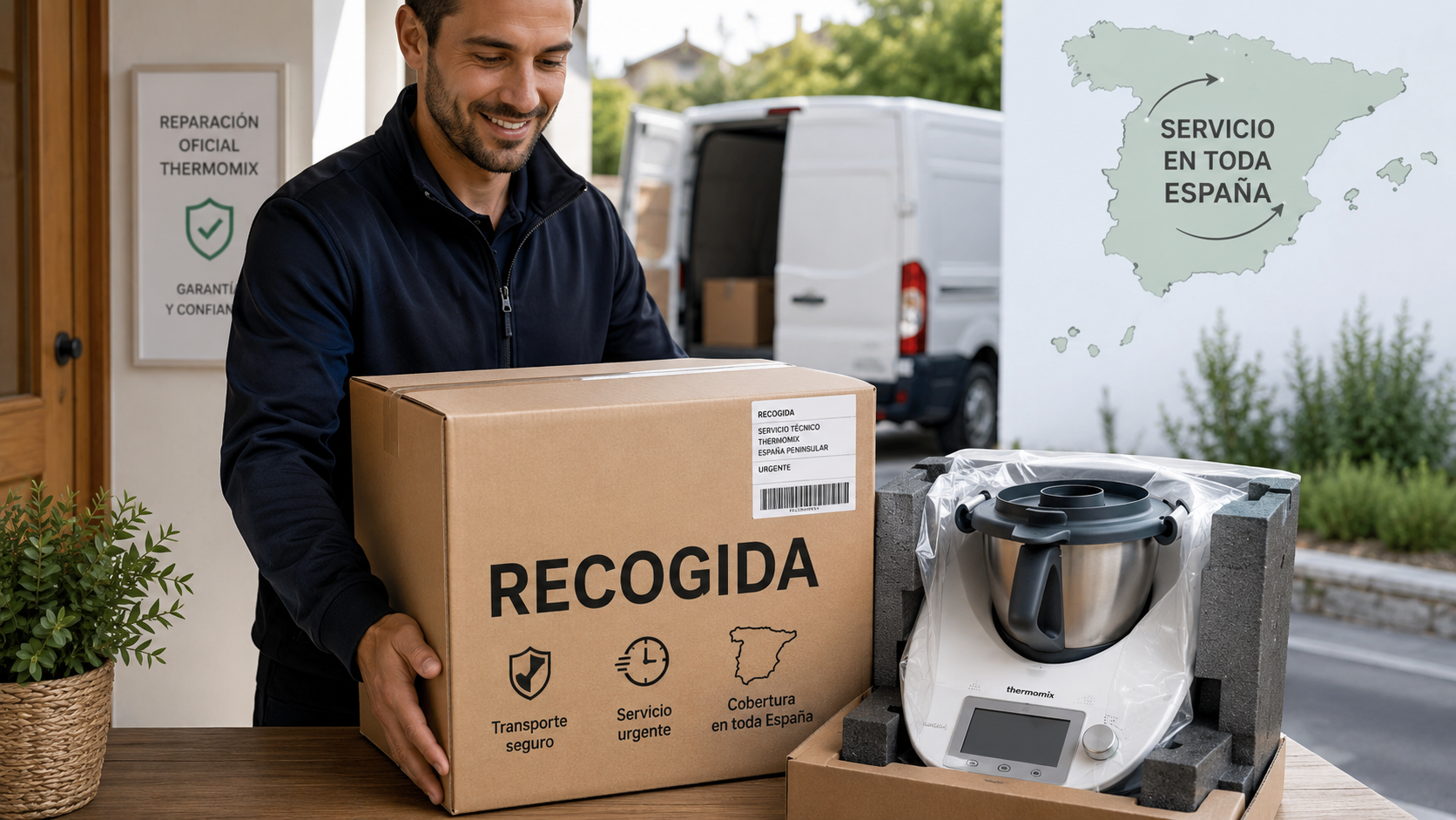 Reparación de Thermomix en toda España con recogida y devolución en Sator Electrónica