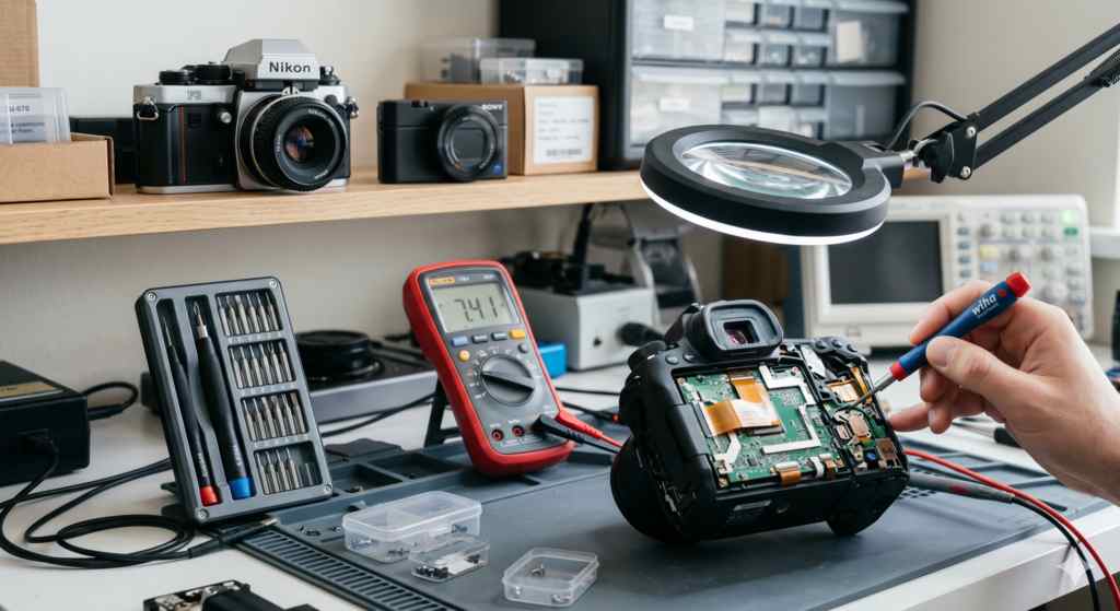 Reparar cámara de fotos en Alicante en taller técnico Sator Electrónica