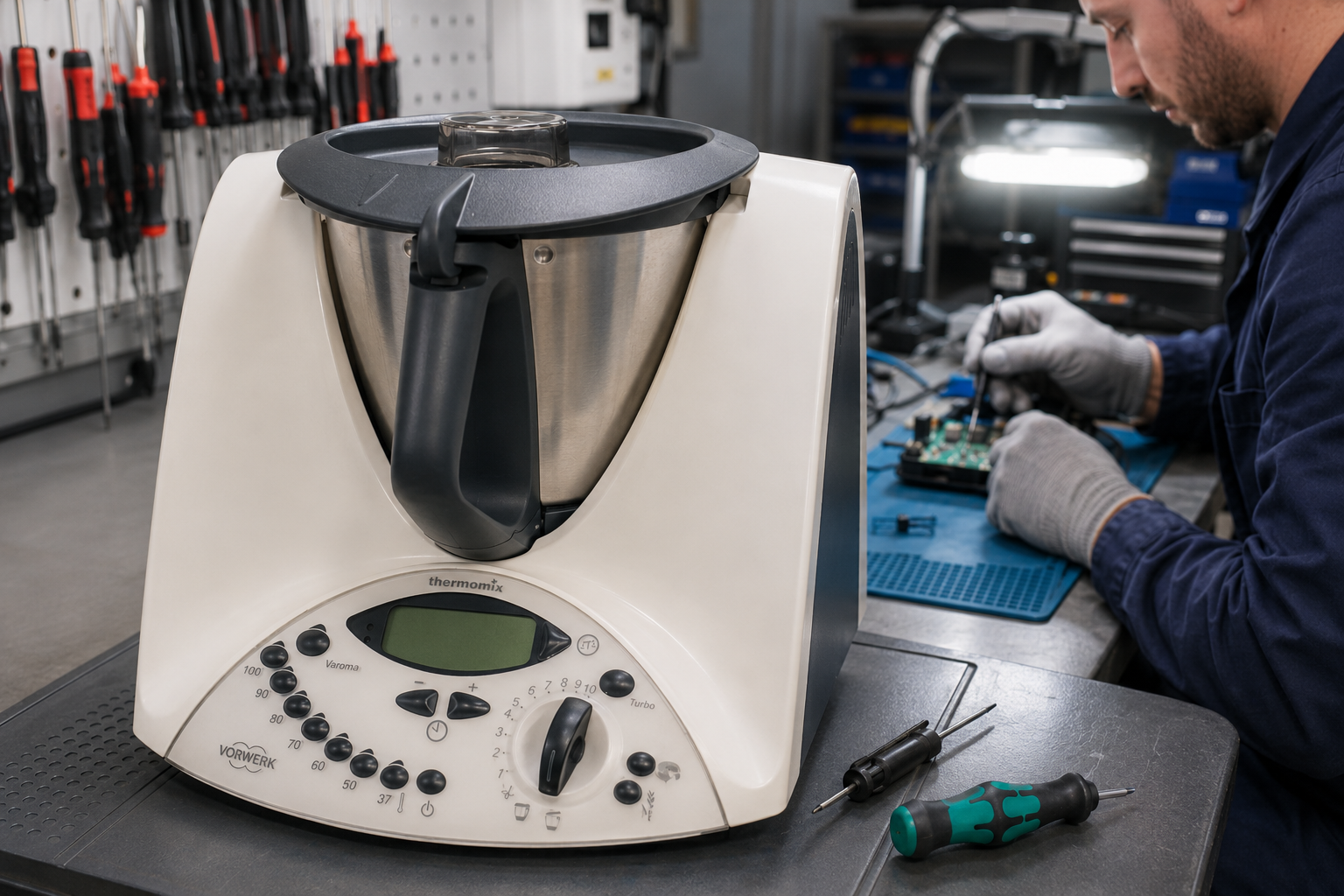 Reparación de Thermomix TM31 en taller Sator Electrónica, San Vicente del Raspeig, Alicante