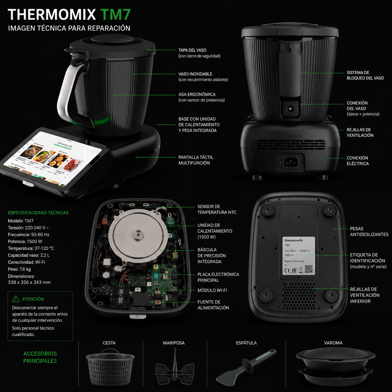 Thermomix TM7 no enciende valoración técnica